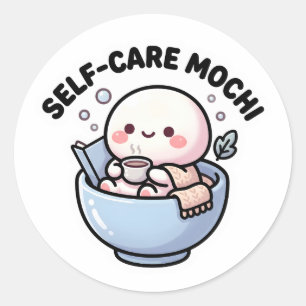 Autocollant Mochi Kawaii Mignon de Soins Personnel