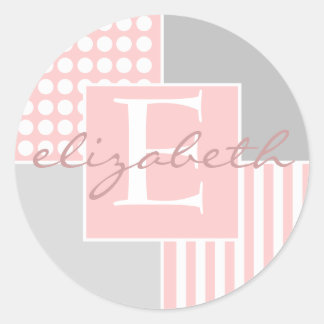 Autocollant Moderne Rose Fille