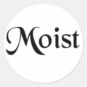 Autocollant moite
