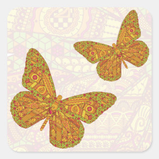 Autocollant monarque indien