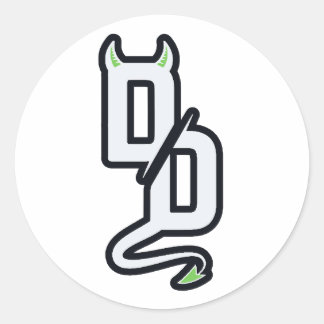 Autocollant Monogramme DD