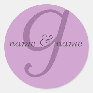 autocollant monogramme "g"