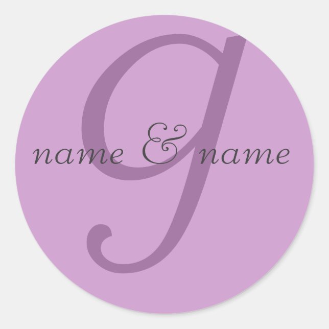 autocollant monogramme "g" (Devant)