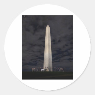 Autocollant Monument Washington la nuit