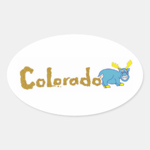 Autocollant Mooser du Colorado