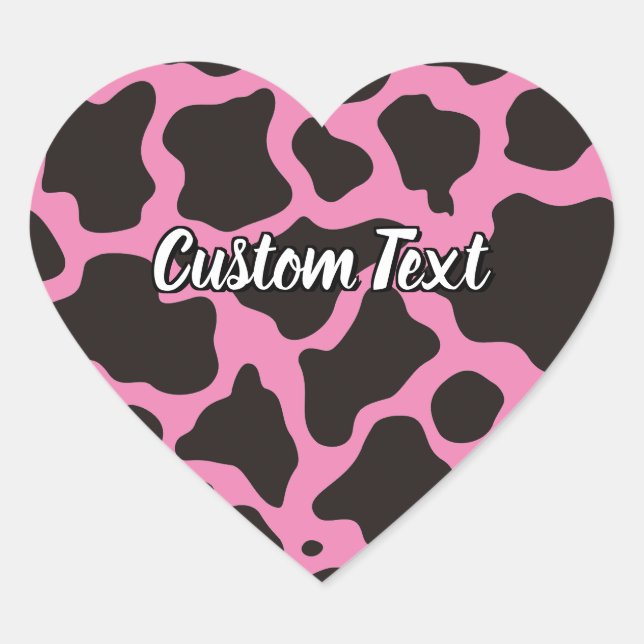 Autocollant Motif de vache (Devant)