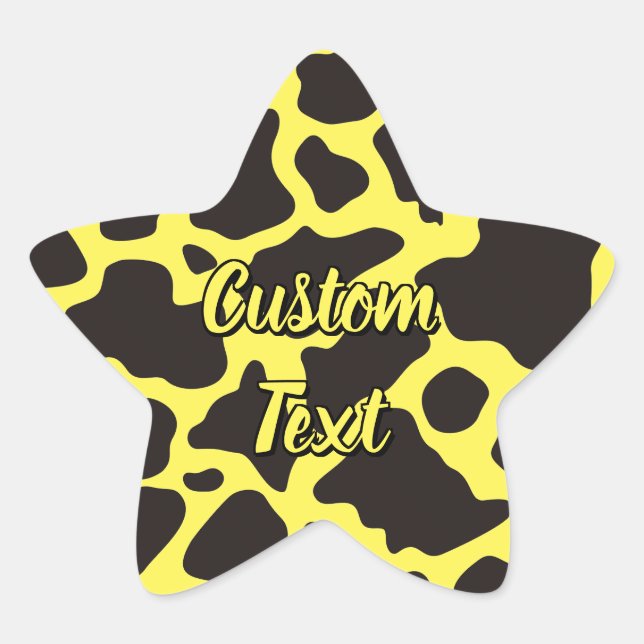 Autocollant Motif de vache (Devant)