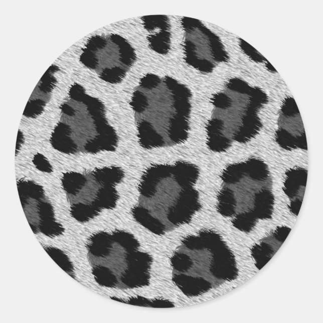 Autocollant Motif Empreinte de léopard (Devant)
