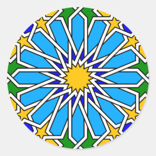 Autocollant motif géométrique islamique
