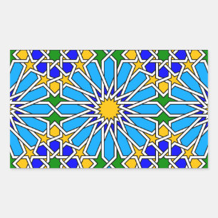 Autocollant motif géométrique islamique