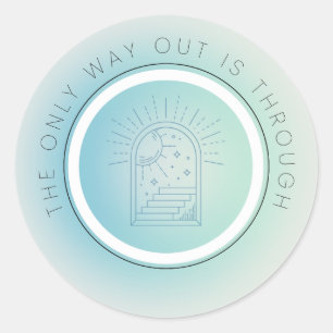 Autocollant motivationnel, minimaliste, spirituel.