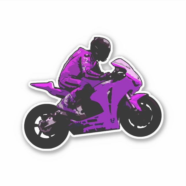 Autocollant moto (Devant)