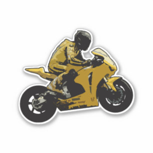 Autocollant moto