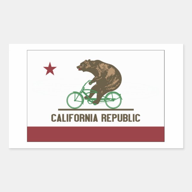 Autocollant moto California Bear Cruiser (Devant)