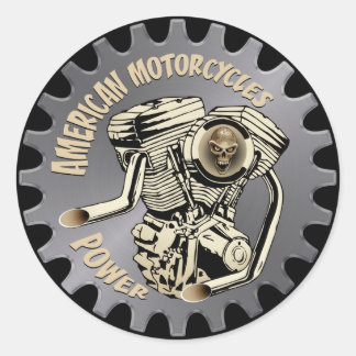 Autocollant moto US