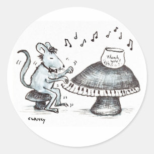 Autocollant Mushroom Music