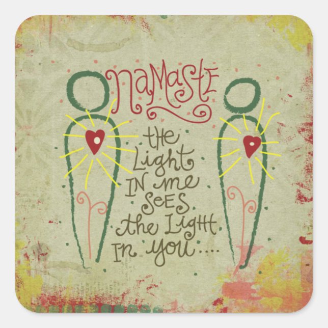 autocollant Namaste (Devant)