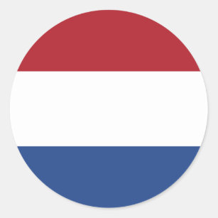 Autocollant néerlandais de drapeau