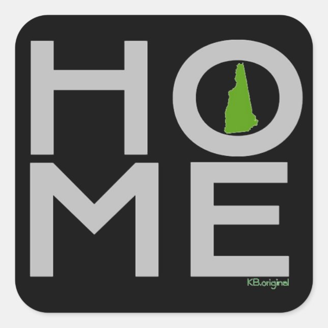 autocollant New Hampshire HOME (Devant)
