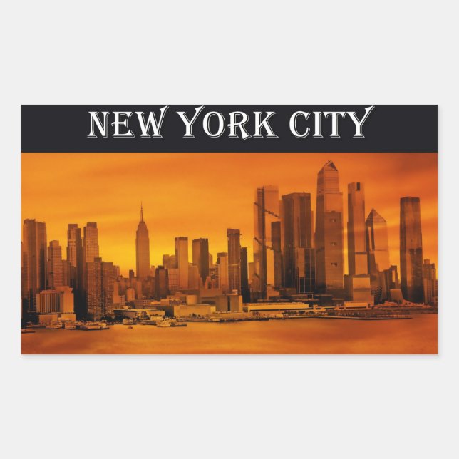 Autocollant New York City Manhattan (Devant)