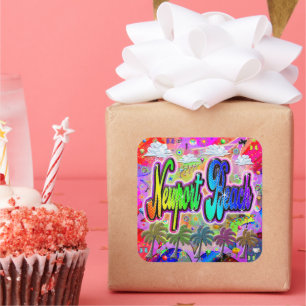 Autocollant Newport Beach Vista Express