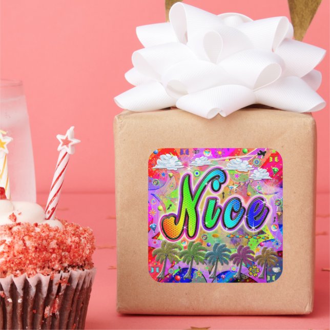 Autocollant Nice Vista Express (Fête)