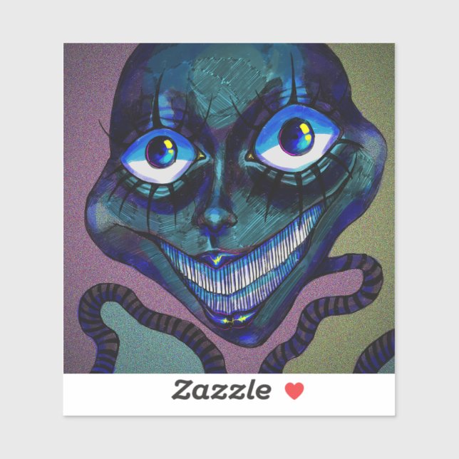 Autocollant NIGHTMAREFAIRGROUND (Feuille)