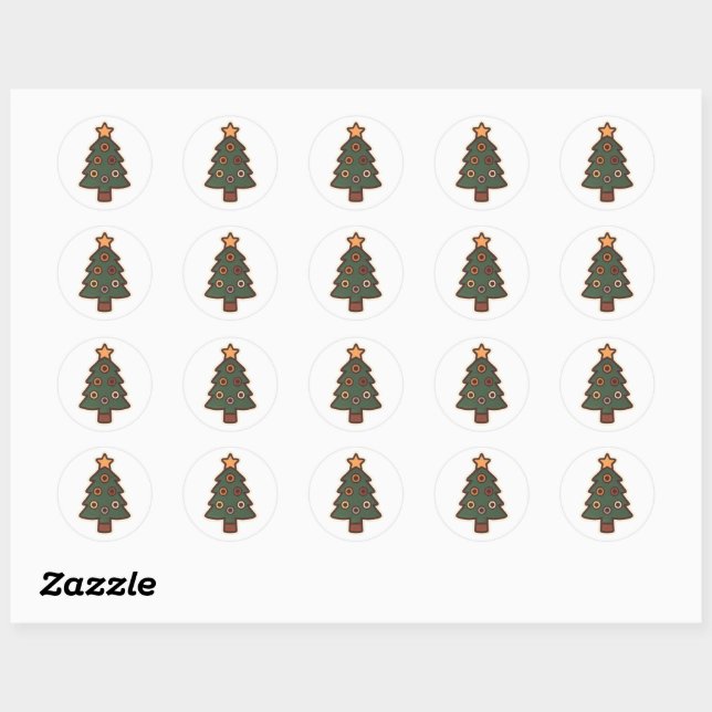 Autocollant Noël Alien 5 (Feuille)