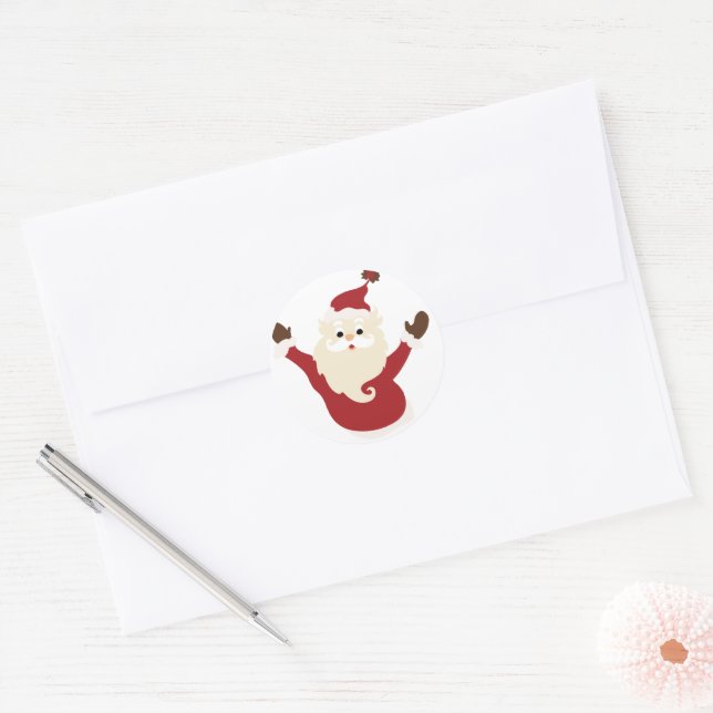Autocollant Noël Santa (Enveloppe)