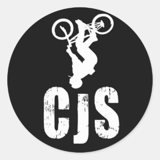 Autocollant noir CJS
