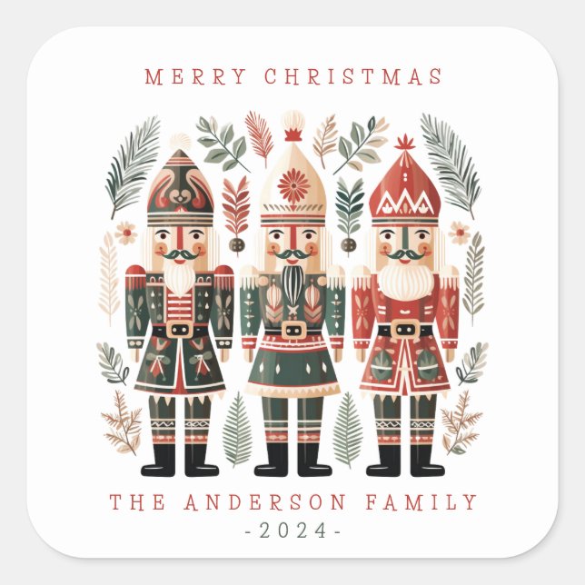 Autocollant noires de Noël (Devant)