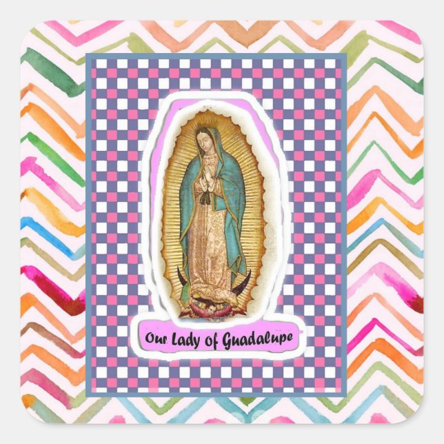 Autocollant Notre-Dame de Guadalupe (Devant)