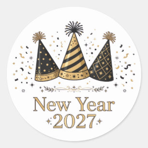 Autocollant Nouvel An 2027