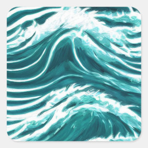 Autocollant Ocean Waves