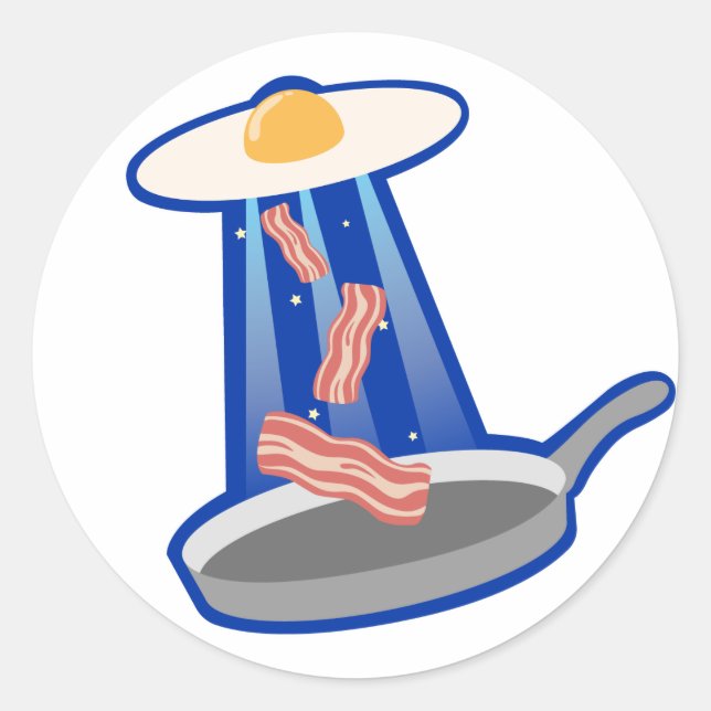 Autocollant Oeuf-OVNI (Devant)