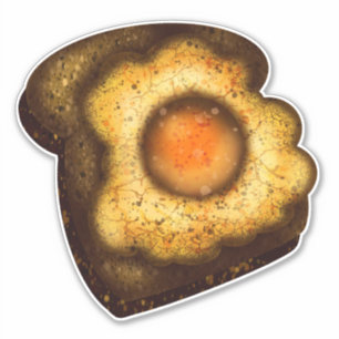 Autocollant Œufs sur Toast