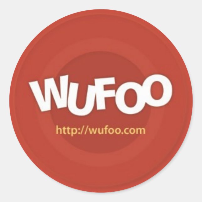 Autocollant officiel Wufoo (Devant)