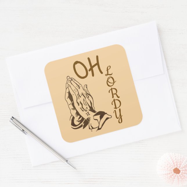 Autocollant Oh Lordy (Enveloppe)