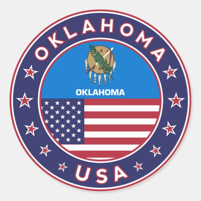 Autocollant Oklahoma, étui téléphonique (Devant)