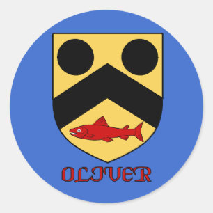 Autocollant Oliver Family Shield