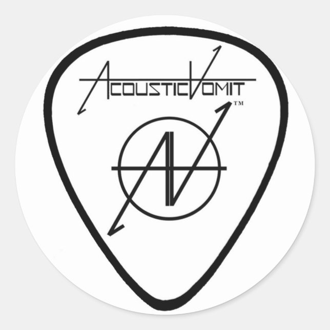Autocollant Onglet de guitare AV (Devant)
