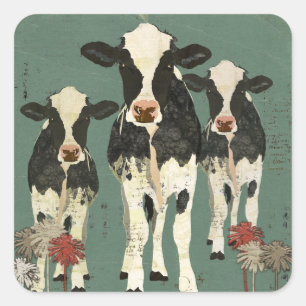Autocollant Onyx et vaches d'ivoire