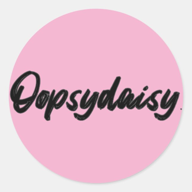 Autocollant Oopsydaisy (Devant)