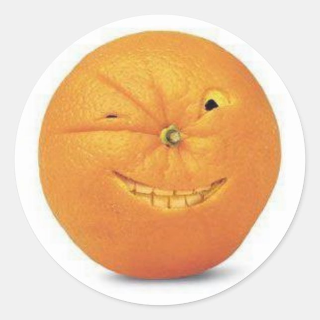 Autocollant orange (Devant)