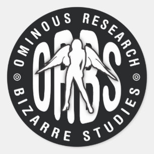 Autocollant ORBS 1,5 pouce W/B 003