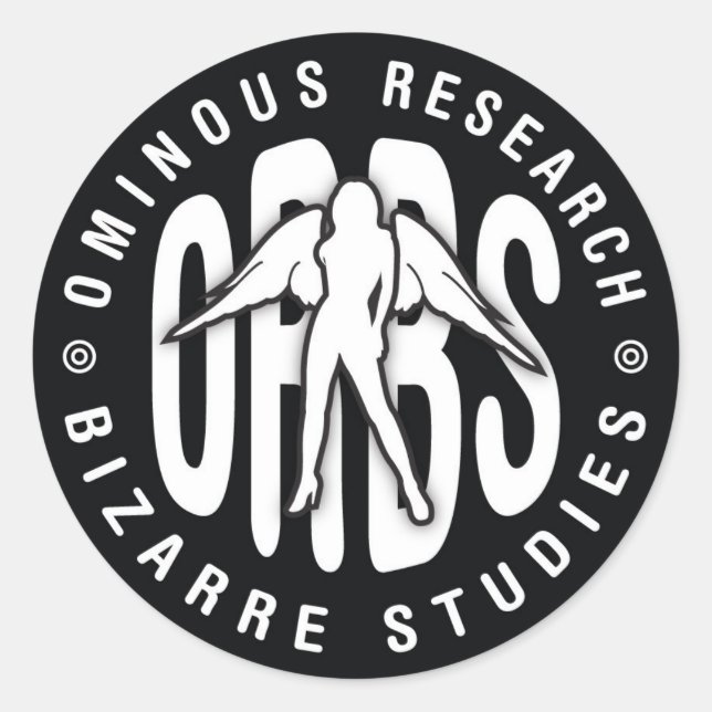 Autocollant ORBS 1,5 pouce W/B 003 (Devant)