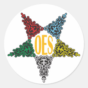 Autocollant oriental d'étoile