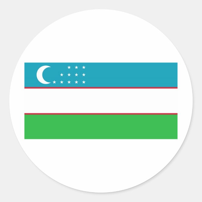 Autocollant Ouzbékistan (Devant)