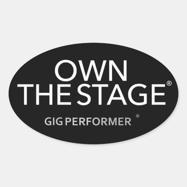 Autocollant Oval GP (Devant)