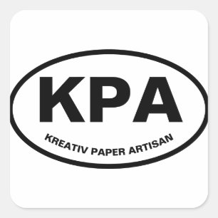 Autocollant Oval KPA